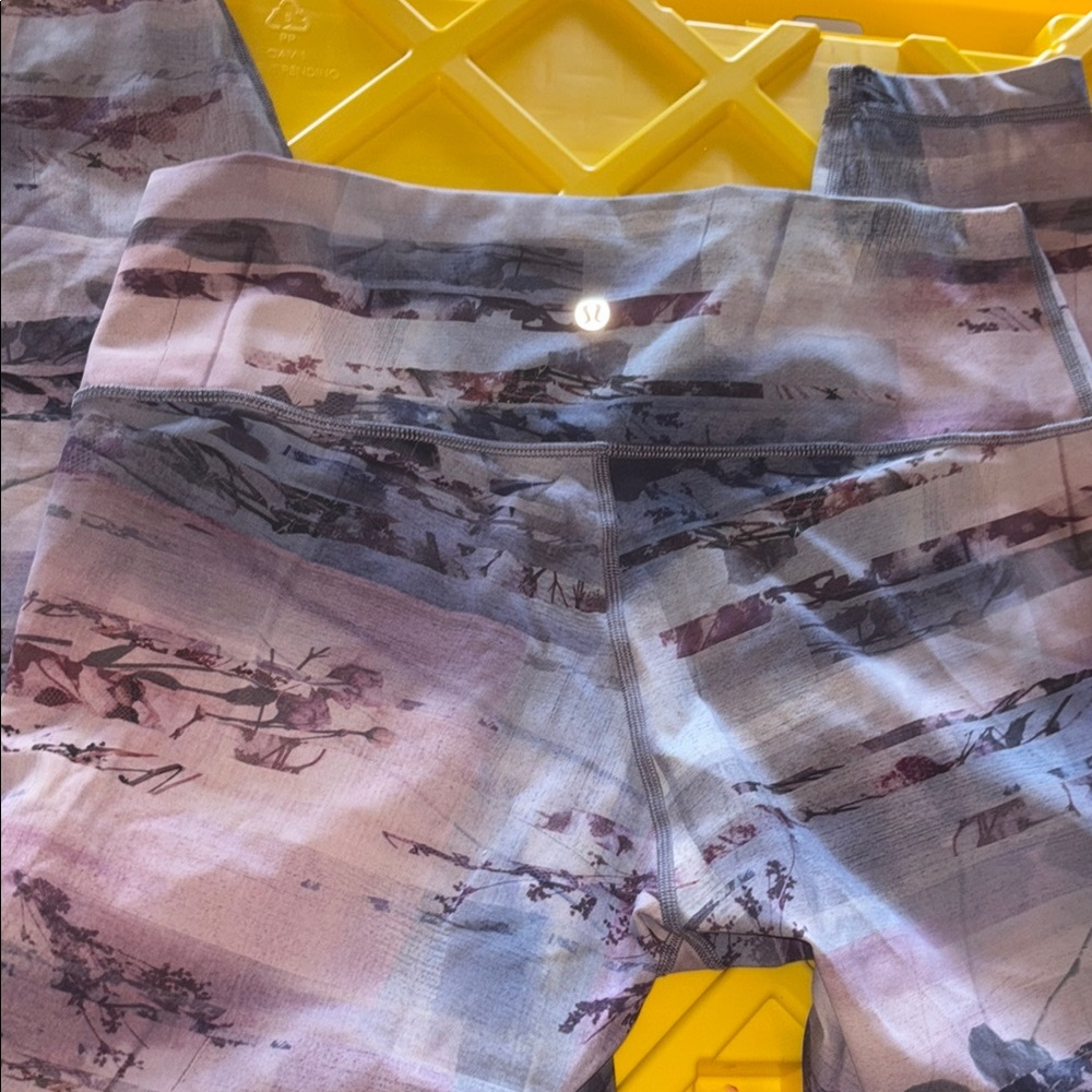 Lululemon Purple Patterned Leggings